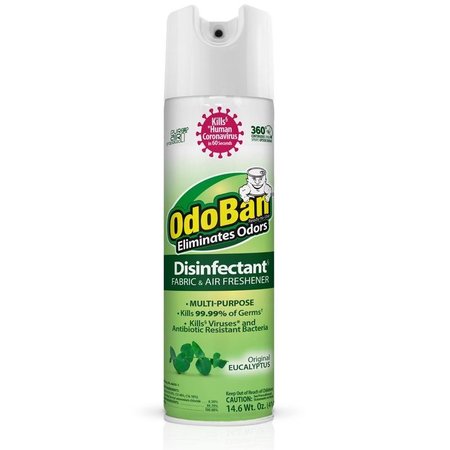 ODOBAN Eucalyptus Scent Disinfectant Fabric & Air Freshener 14 oz 910001-14A6